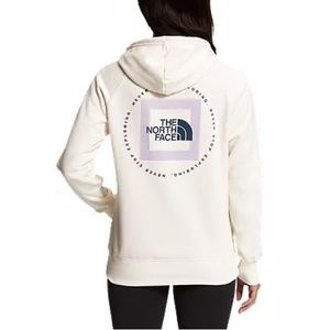 BNWT | THE NORTH FACE Never Stop Exploring Geo Hoodie in Gardenia White | XS
